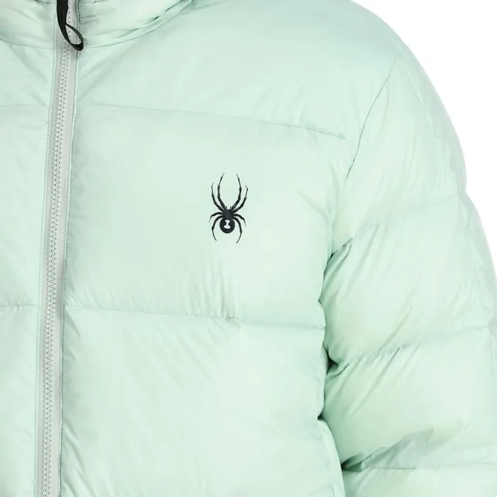 Mens Windom Hooded Wintergreen Spyder Down