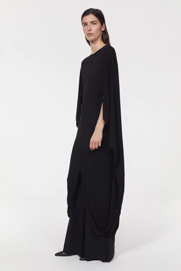 Miran Jersey Dress Black Women Rodebjer Dresses and Caftans
