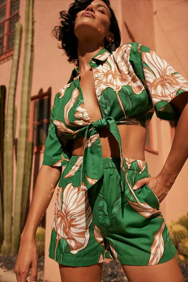 MISA Los Angeles MAITE SHORT Cartagena Flora Women Skirts and Shorts
