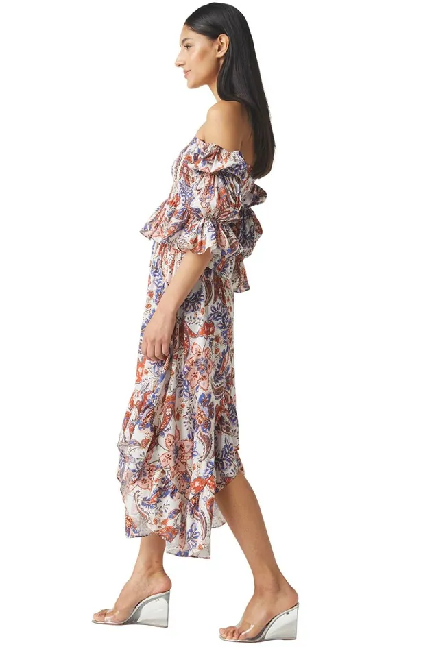 MISA Los Angeles PHOEBY SKIRT Harvest Flora Women Skirts and Shorts