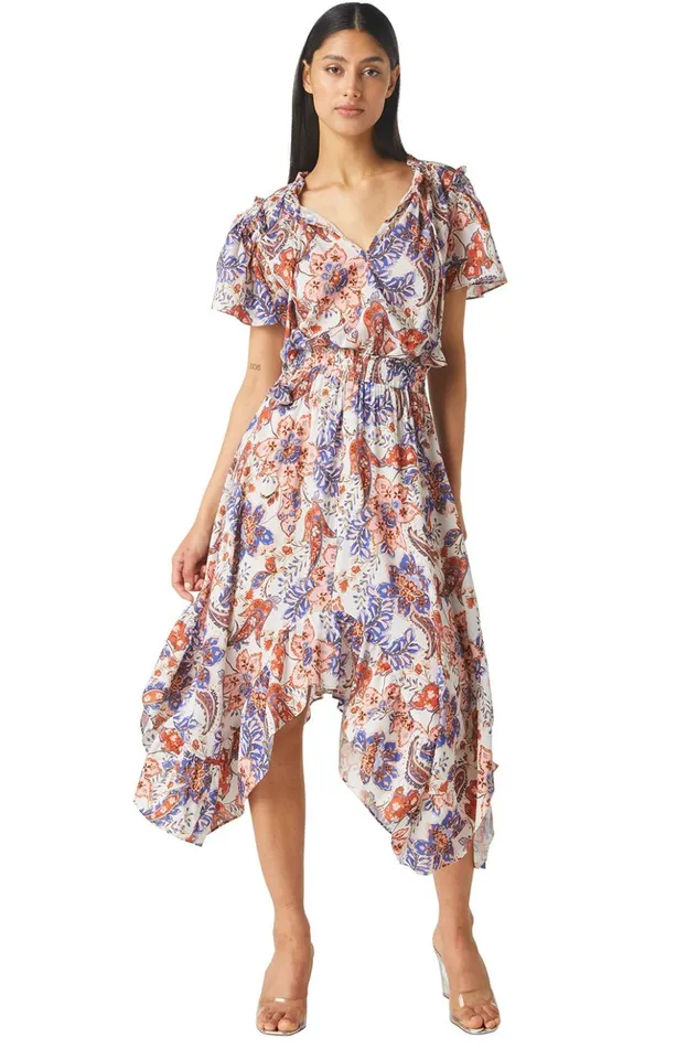 MISA Los Angeles PHOEBY SKIRT Harvest Flora Women Skirts and Shorts
