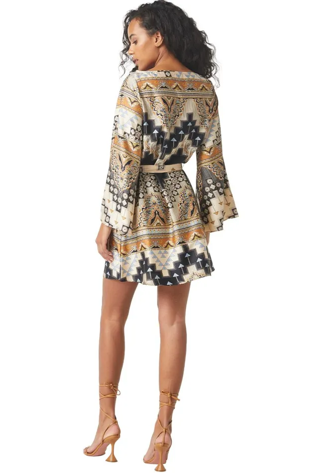 MISA Los Angeles TWIGGY DRESS Alhambra Mosaic Women Dresses