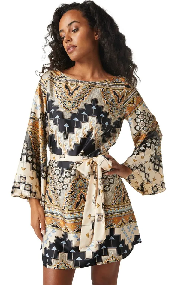 MISA Los Angeles TWIGGY DRESS Alhambra Mosaic Women Dresses