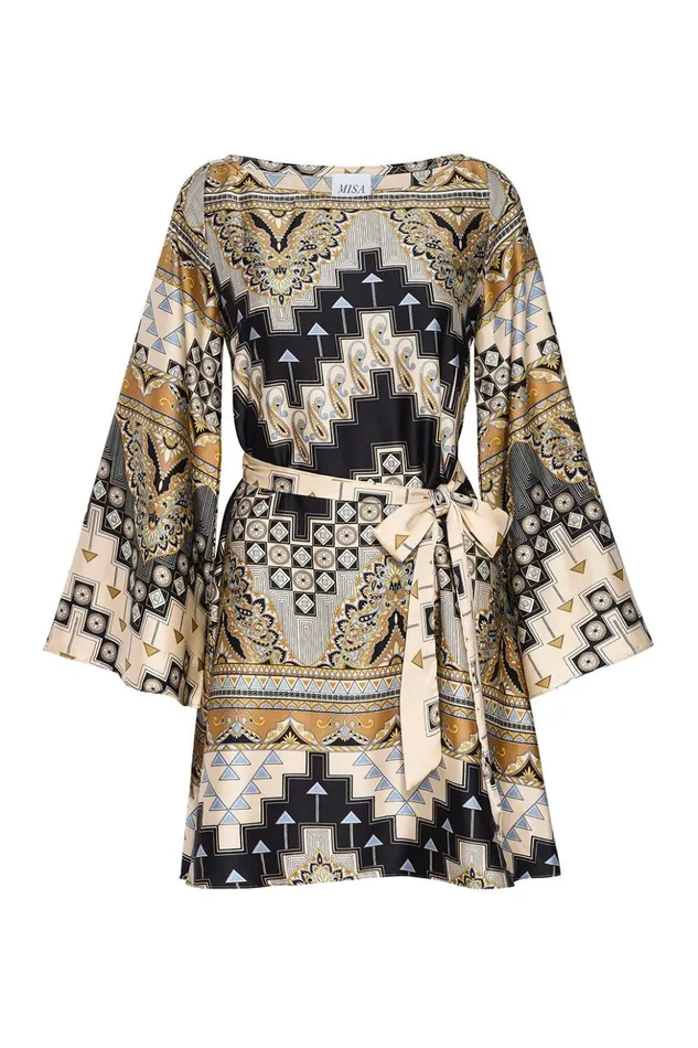 MISA Los Angeles TWIGGY DRESS Alhambra Mosaic Women Dresses
