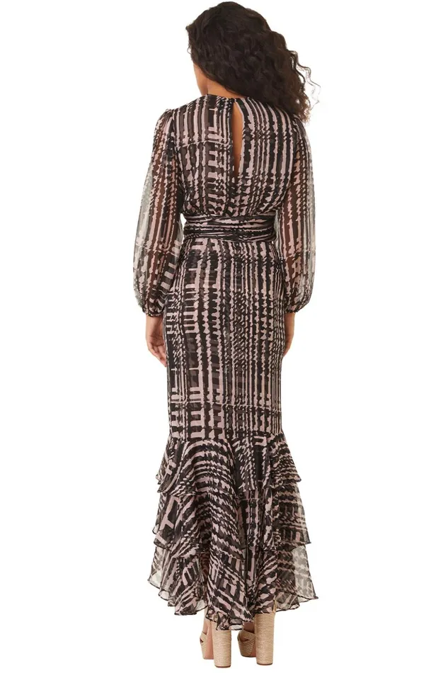 MISA Los Angeles VERONIQUE SKIRT Holiday Abstraction Women Skirts and Shorts MISA Los Angeles VERONIQUE SKIRT Holiday Abstraction Women Skirts and Shorts