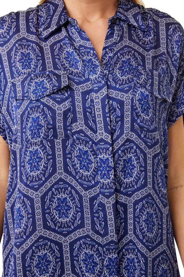 MISA Los Angeles VIENNA DRESS Lapis Tile Women Dresses