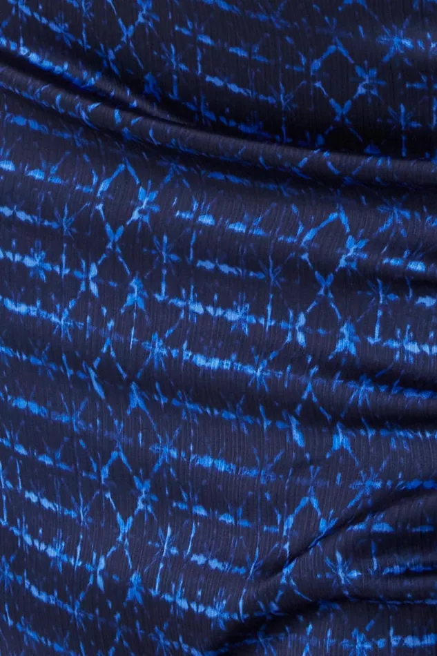 MISA Los Angeles ZIA DRESS Midnight Shibori Women Dresses