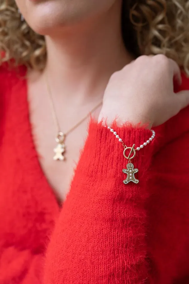 Necklaces Women Alex And Ani Gingerbread Charm Necklace Shiny Gold