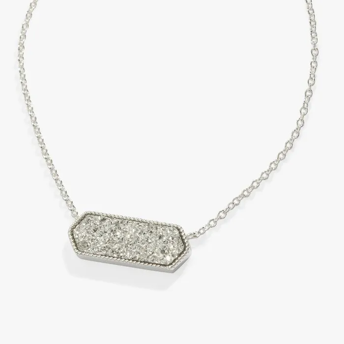Necklaces Women Alex And Ani Glitter Druzy Pendant Necklace Silver Silver