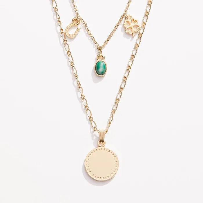 Necklaces Women Alex And Ani Luck Prosperity MultiCharm Layered Necklace Gold Necklaces Women Alex And Ani Luck Prosperity MultiCharm Layered Necklace Gold