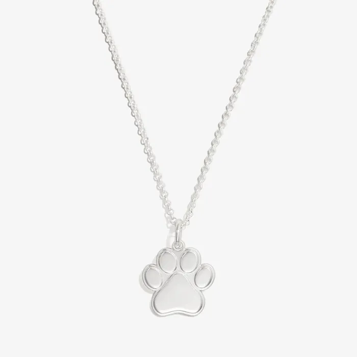 Necklaces Women Alex And Ani Paw Print Charm Necklace 21039039 Silver