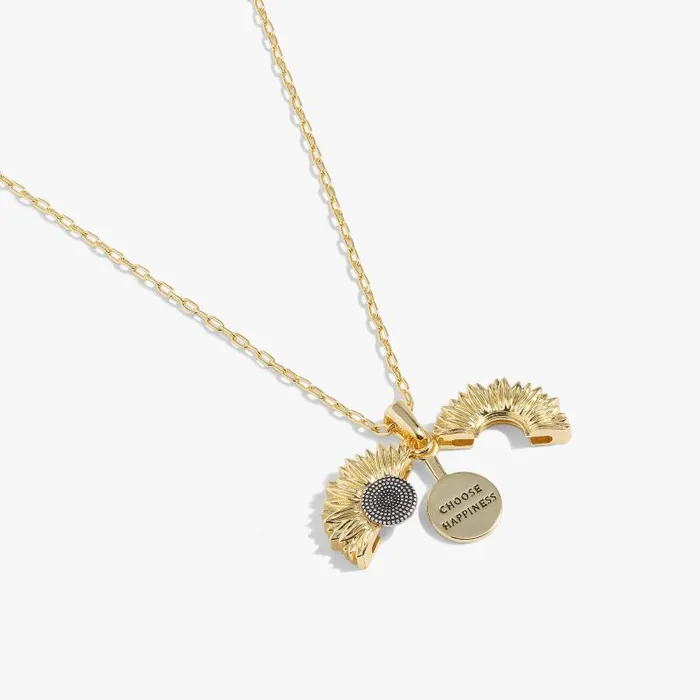 Necklaces Women Alex And Ani Sunflower Mantra Necklace Two Tone