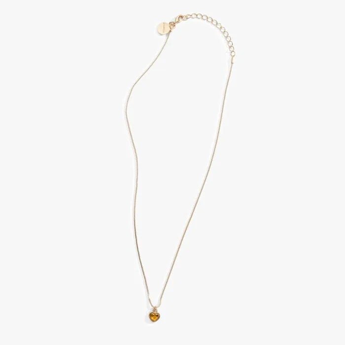 Necklaces Women Alex And Ani Topaz Heart Necklace November Birthstone Gold