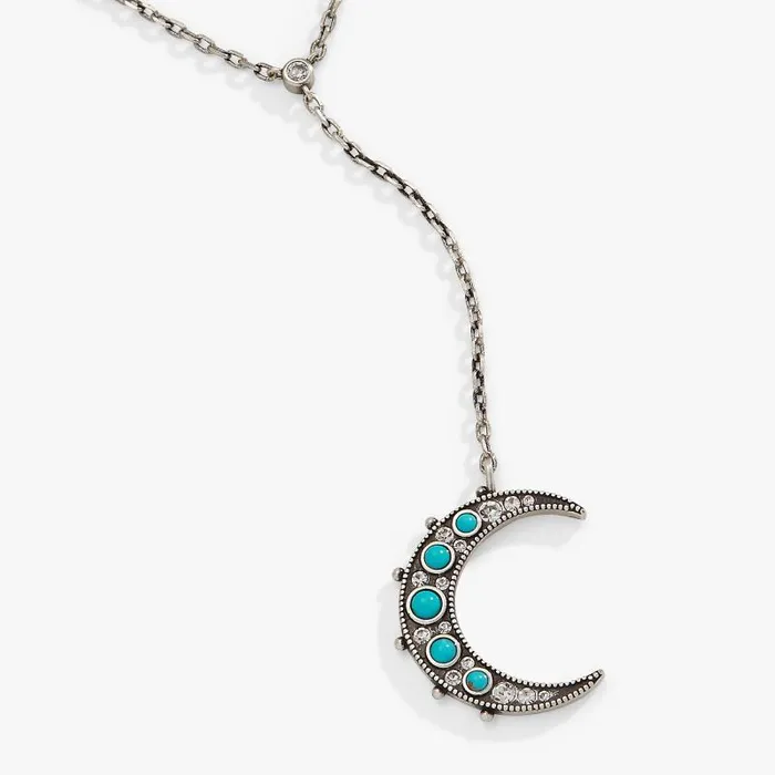 Necklaces Women Alex And Ani Turquoise Lariat Necklace Silver