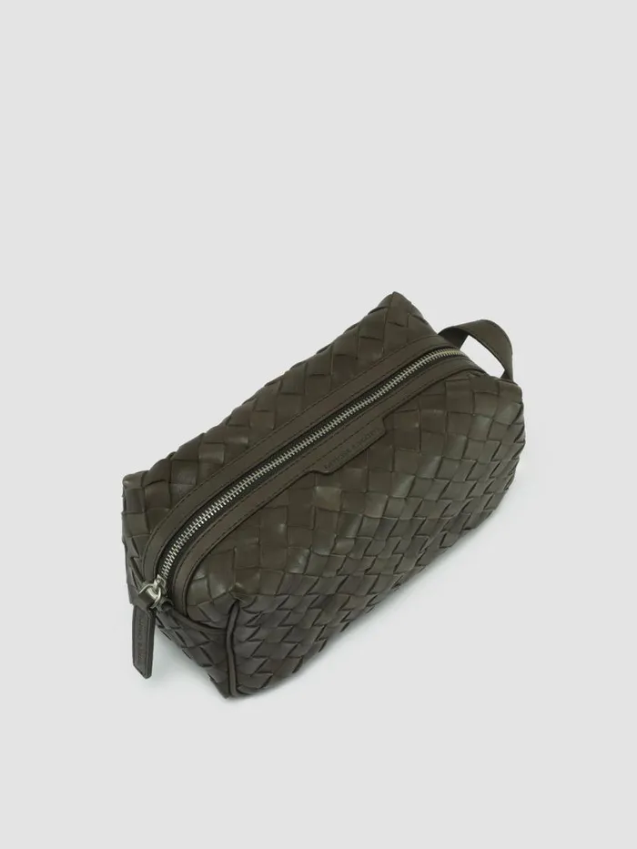 Officine Creative Bags ARMOR 014 Coffee Brown Leather Bag 8211 Men