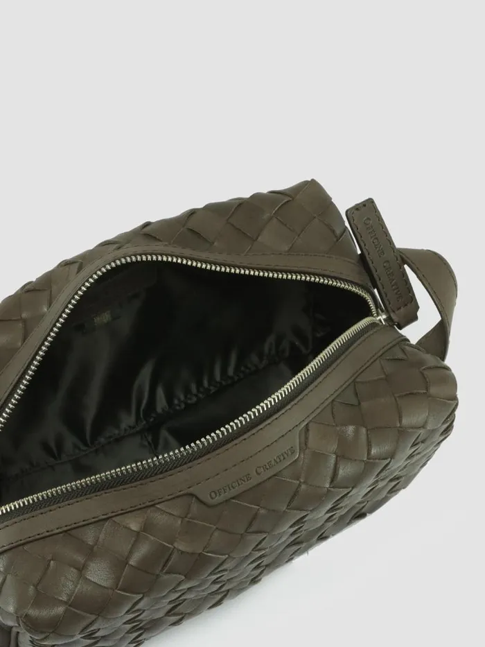 Officine Creative Bags ARMOR 014 Coffee Brown Leather Bag 8211 Men