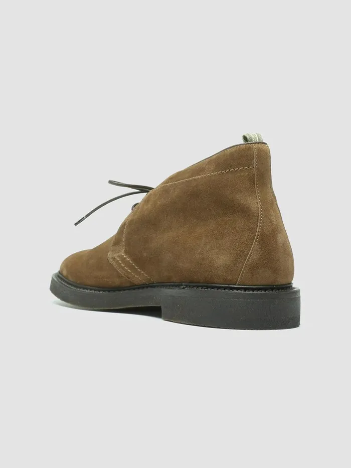 Officine Creative Boots and Ankle Boots HOPKINS FLEXI 202 Castagno Brown Suede Chukka Boots 8211 Men Officine Creative Boots and Ankle Boots HOPKINS FLEXI 202 Castagno Brown Suede Chukka Boots 8211 Men