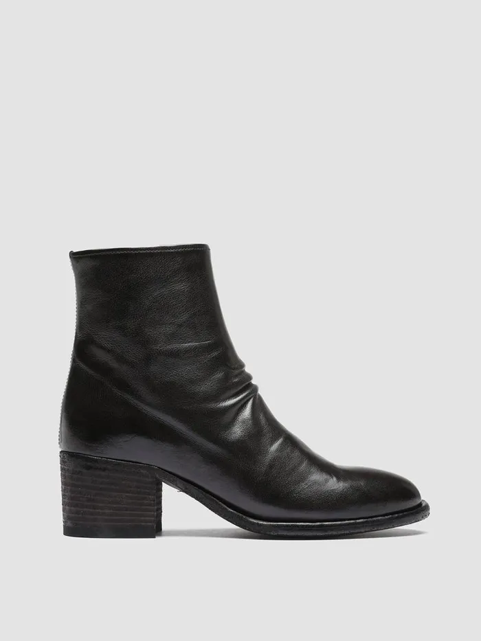 Officine Creative Boots and Booties DENNER 101 Ebano Brown Leather Ankle Boots 8211 Women Officine Creative Boots and Booties DENNER 101 Ebano Brown Leather Ankle Boots 8211 Women