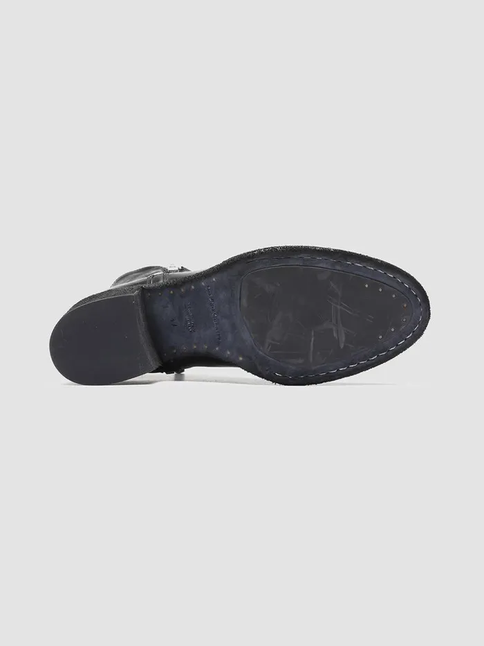 Officine Creative Boots and Booties DENNER 103 Nero Black Leather Ankle Boots 8211 Women Officine Creative Boots and Booties DENNER 103 Nero Black Leather Ankle Boots 8211 Women