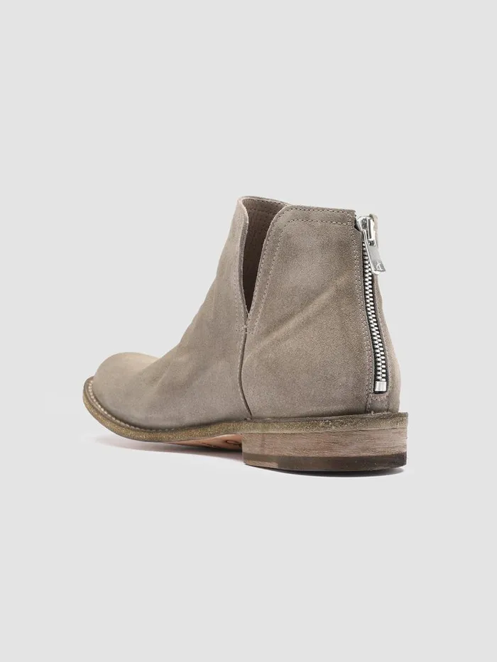 Officine Creative Boots and Booties LEGRAND 160 Bosco Green Suede Ankle Boots 8211 Women