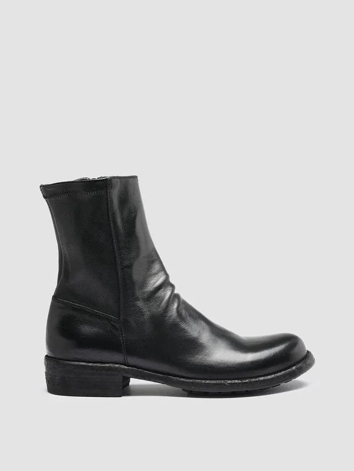 Officine Creative Boots and Booties LEGRAND 203 Nero Black Leather Ankle Boots 8211 Women Officine Creative Boots and Booties LEGRAND 203 Nero Black Leather Ankle Boots 8211 Women