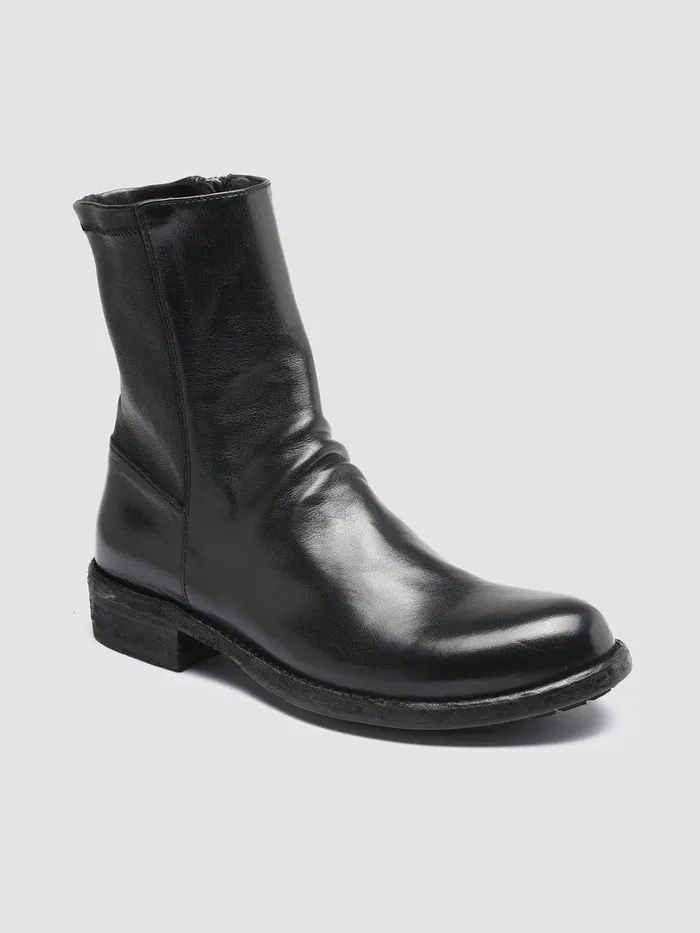 Officine Creative Boots and Booties LEGRAND 203 Nero Black Leather Ankle Boots 8211 Women Officine Creative Boots and Booties LEGRAND 203 Nero Black Leather Ankle Boots 8211 Women