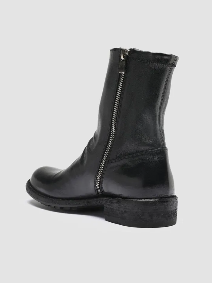 Officine Creative Boots and Booties LEGRAND 203 Nero Black Leather Ankle Boots 8211 Women Officine Creative Boots and Booties LEGRAND 203 Nero Black Leather Ankle Boots 8211 Women