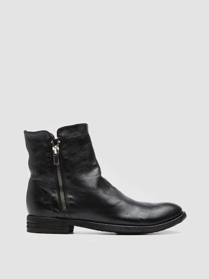 Officine Creative Boots and Booties LEXIKON 097 Nero Black Leather Booties 8211 Women Officine Creative Boots and Booties LEXIKON 097 Nero Black Leather Booties 8211 Women