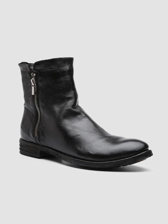 Officine Creative Boots and Booties LEXIKON 097 Nero Black Leather Booties 8211 Women Officine Creative Boots and Booties LEXIKON 097 Nero Black Leather Booties 8211 Women