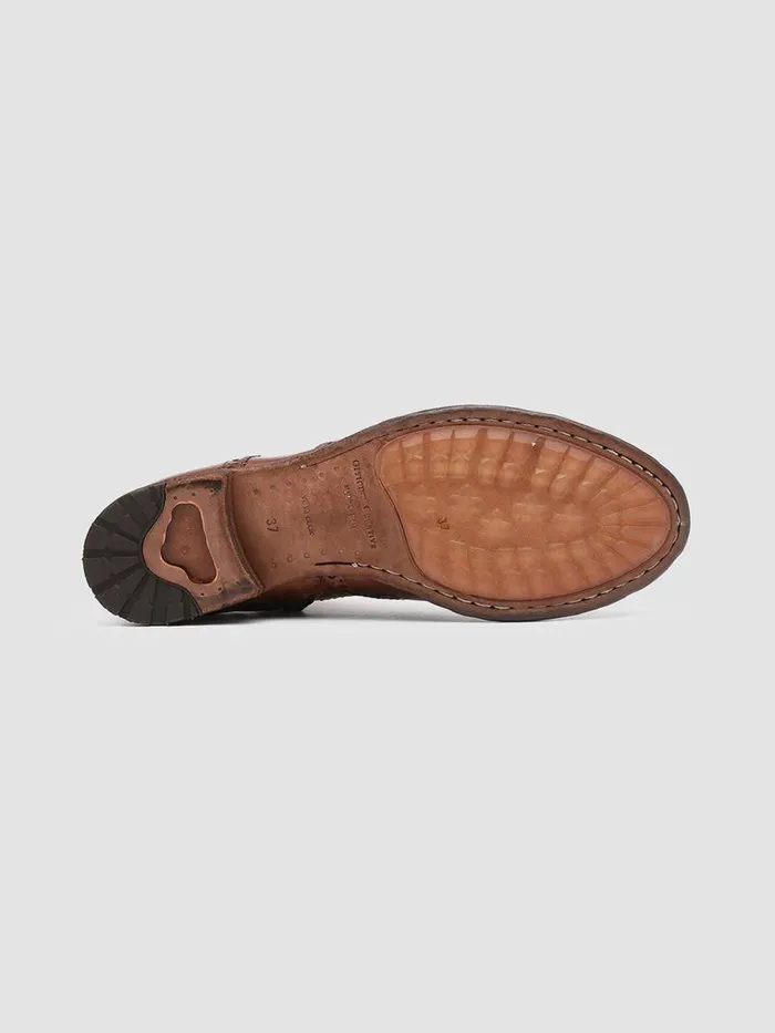 Officine Creative Boots and Booties LEXIKON 131 Sauvage Brown Leather Boots 8211 Women
