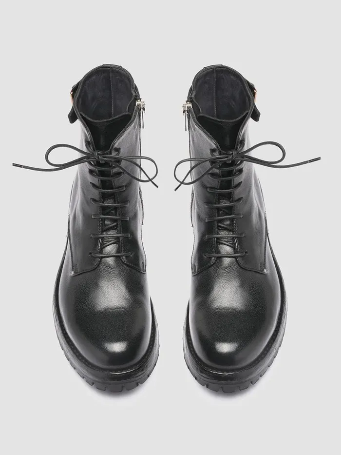 Officine Creative Boots and Booties LORAINE 001 Nero Black Leather Ankle Boots 8211 Women Officine Creative Boots and Booties LORAINE 001 Nero Black Leather Ankle Boots 8211 Women