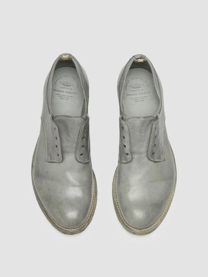Officine Creative Derbies and Oxfords LEXIKON 501 Gigio Perla Grey Leather Derby Shoes 8211 Women