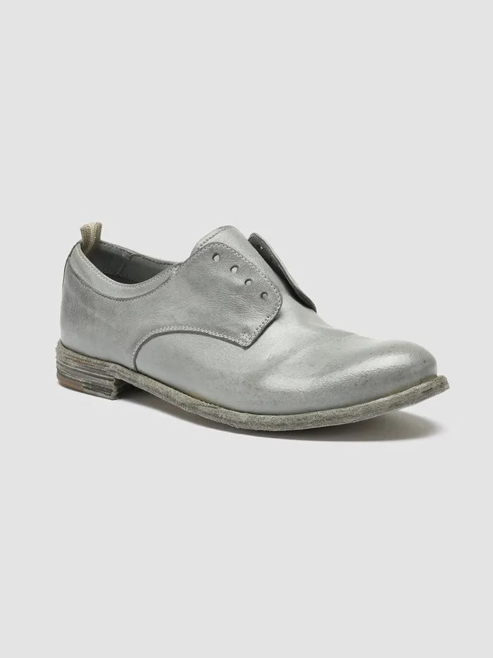 Officine Creative Derbies and Oxfords LEXIKON 501 Gigio Perla Grey Leather Derby Shoes 8211 Women