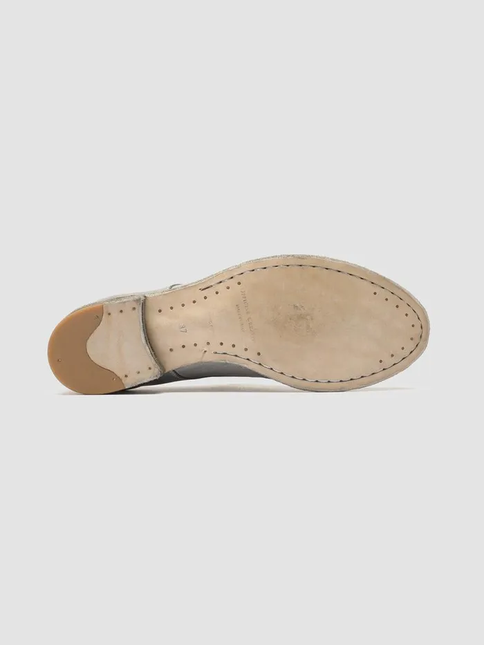 Officine Creative Derbies and Oxfords LEXIKON 501 Gigio Perla Grey Leather Derby Shoes 8211 Women