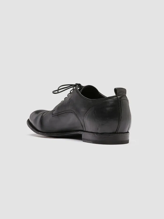 Officine Creative Derbies and Oxfords STEREO 003 Nero Black Leather Derby Shoes 8211 Men