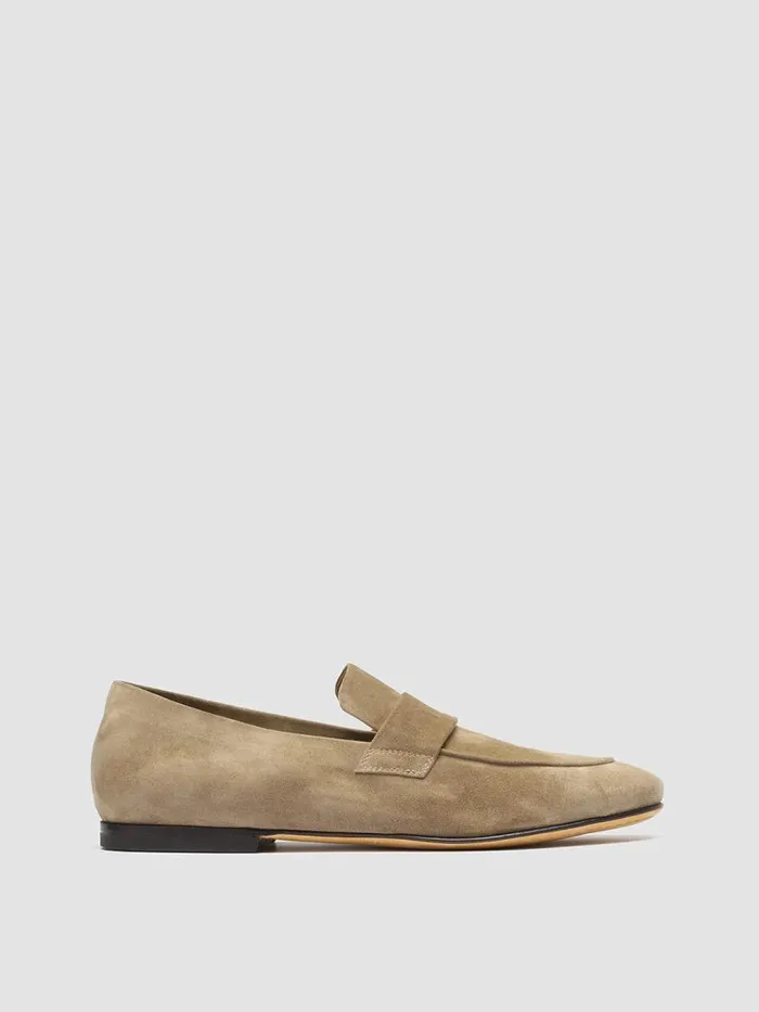 Officine Creative Loafers AIRTO 001 Sughero Brown Suede Loafers 8211 Men