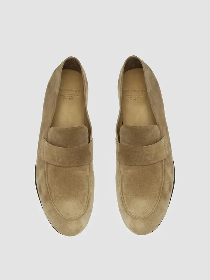 Officine Creative Loafers AIRTO 001 Sughero Brown Suede Loafers 8211 Men