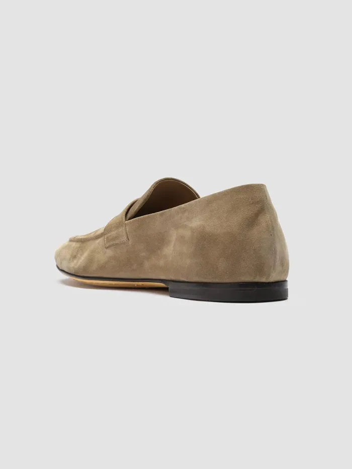 Officine Creative Loafers AIRTO 001 Sughero Brown Suede Loafers 8211 Men