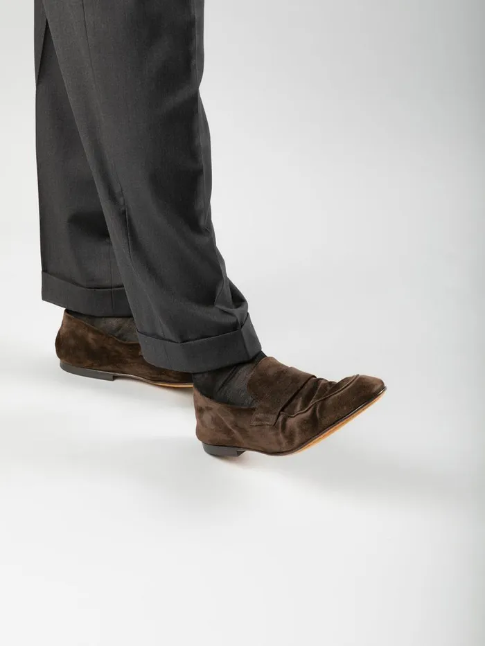Officine Creative Loafers AIRTO 001 Sughero Brown Suede Loafers 8211 Men