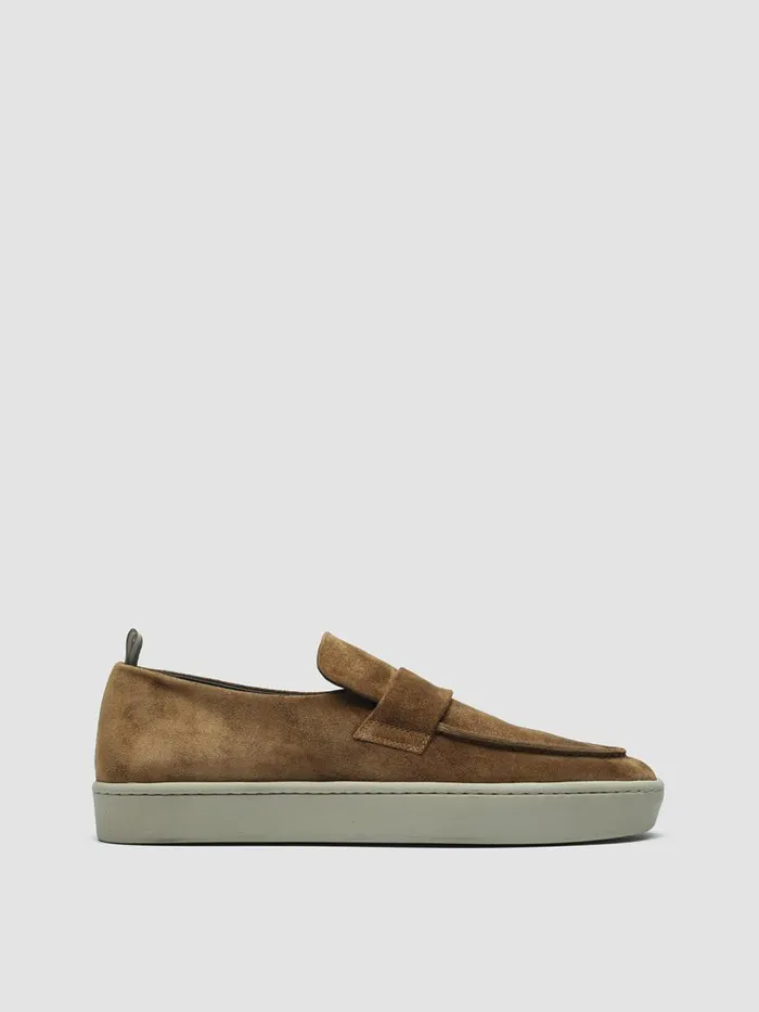 Officine Creative Loafers BUG 001 Birra Brown Suede Penny Loafers 8211 Men