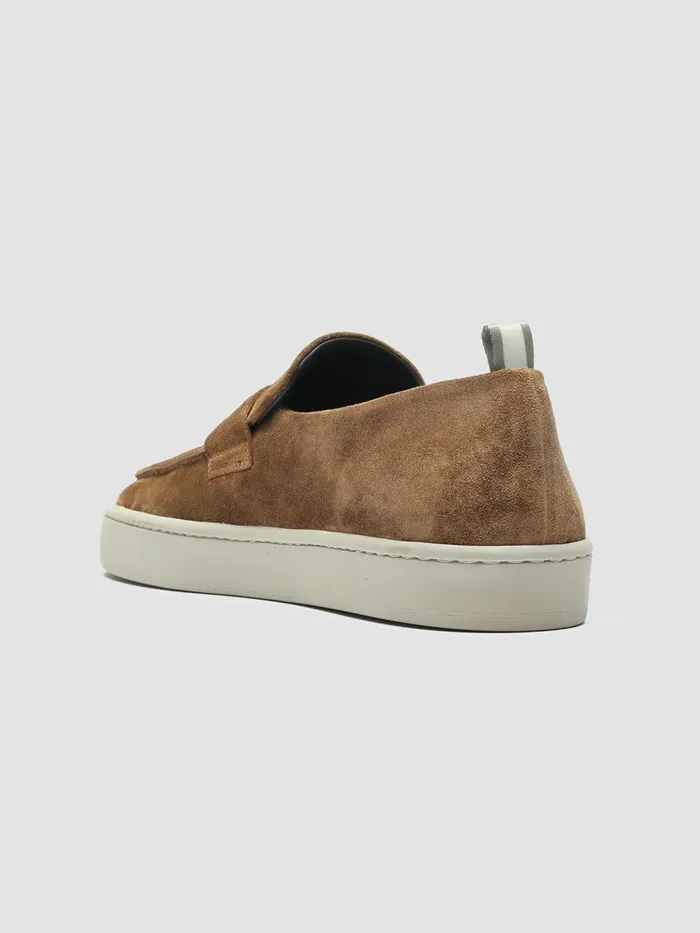 Officine Creative Loafers BUG 001 Birra Brown Suede Penny Loafers 8211 Men