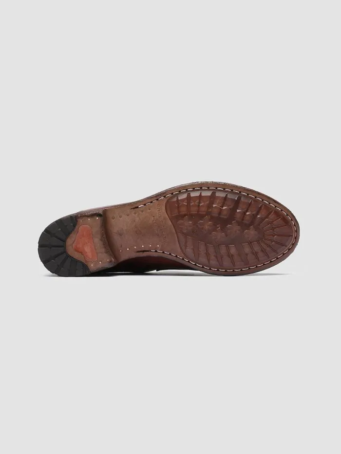 Officine Creative Loafers LEXIKON 140 TabaccoBord Brown Leather Penny Loafers 8211 Women