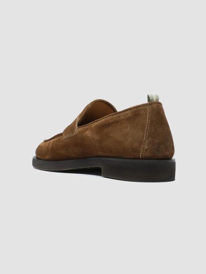 Officine Creative Loafers OPERA FLEXI 101 Castagno Brown Suede Penny Loafers 8211 Men Officine Creative Loafers OPERA FLEXI 101 Castagno Brown Suede Penny Loafers 8211 Men