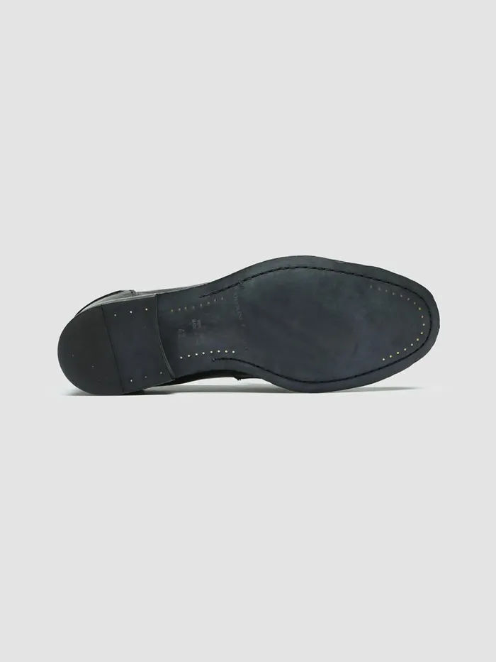 Officine Creative Loafers STEREO 008 Black Leather Penny Loafers 8211 Men