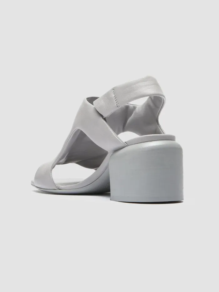 Officine Creative Sandals ETHEL 013 Gull Grey Leather Sandals 8211 Women