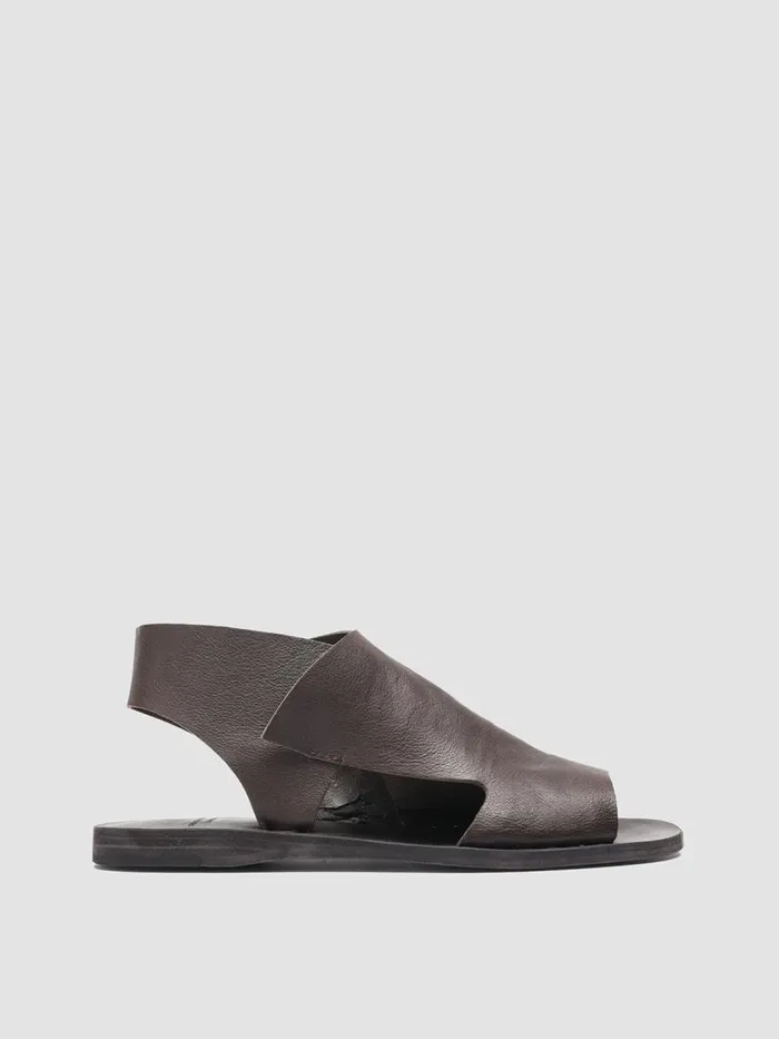 Officine Creative Sandals ITACA 033 Coffee Brown Leather Sandals 8211 Women