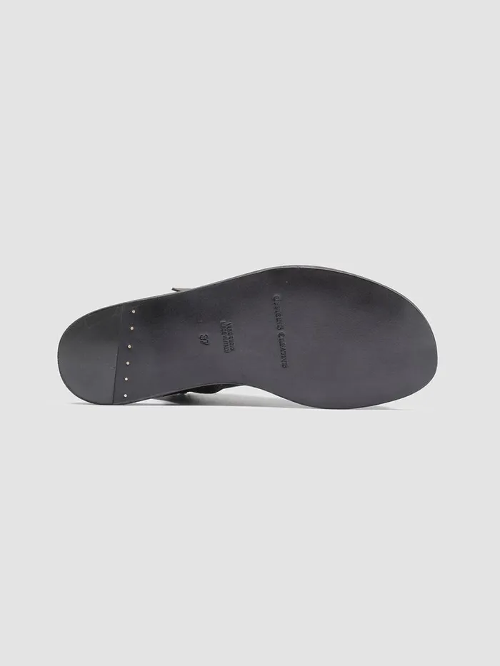 Officine Creative Sandals ITACA 033 Coffee Brown Leather Sandals 8211 Women