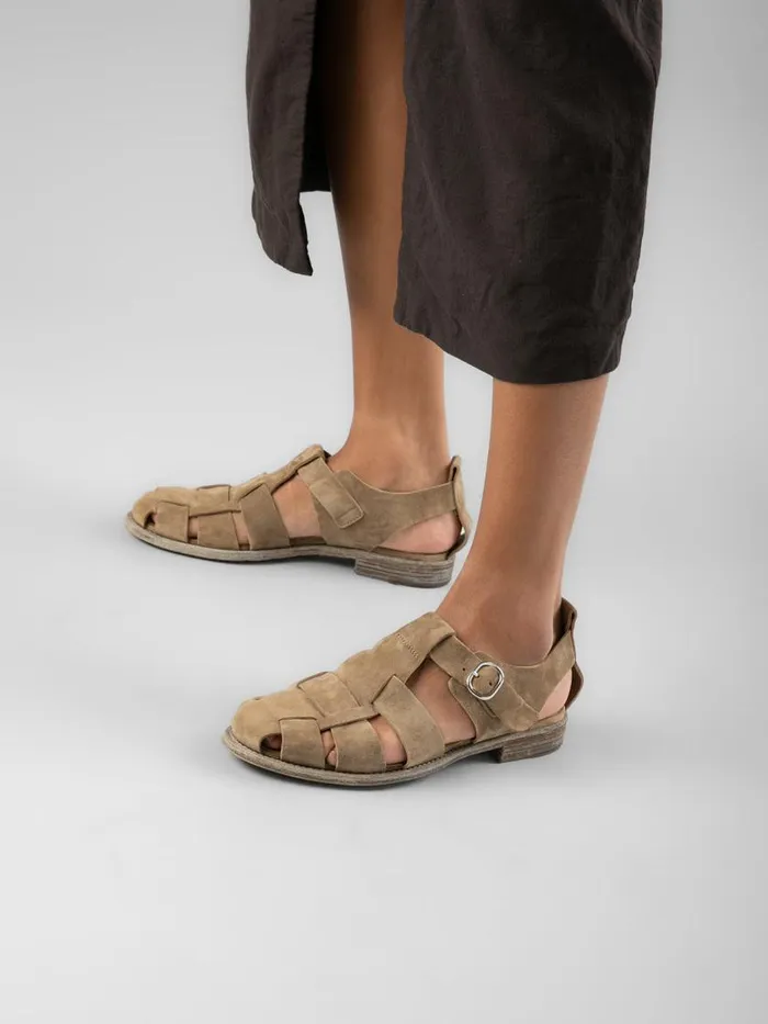 Officine Creative Sandals LEXIKON 536 Flint Grey Suede Sandals 8211 Women