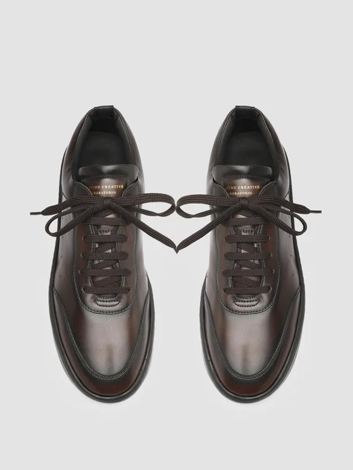 Officine Creative Sneakers KYLE LUX 001 Moro Brown Leather Sneakers 8211 Men Officine Creative Sneakers KYLE LUX 001 Moro Brown Leather Sneakers 8211 Men