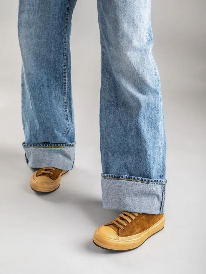 Officine Creative Sneakers MES 105 Curry Yellow Suede Sneakers 8211 Women